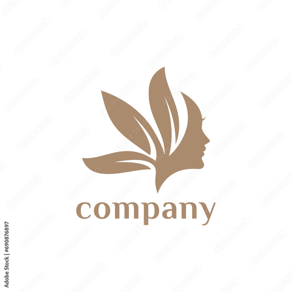 face beutiful logo Vector face beutiful logo Vector