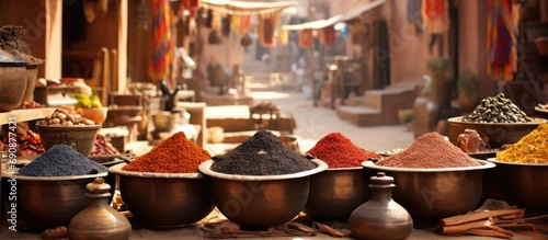 Market in Egypt known for spices.