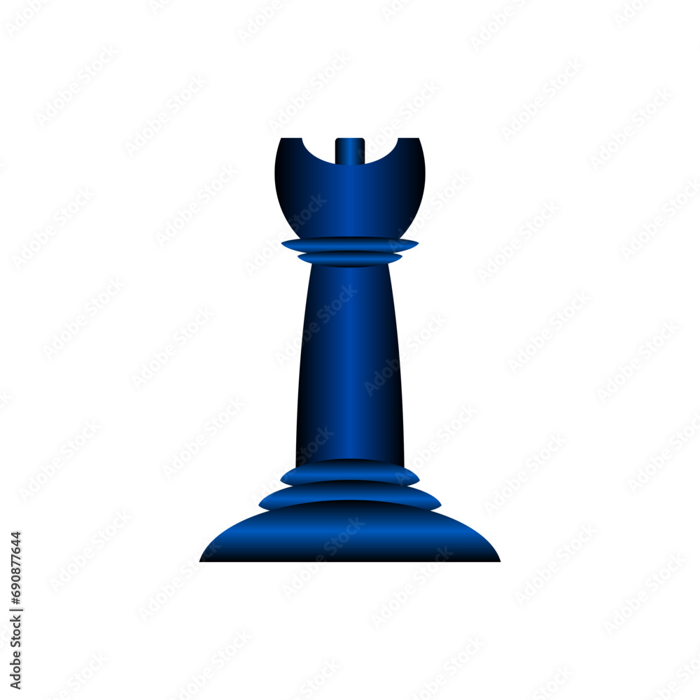 Rook chess icon. Rook chess icon.