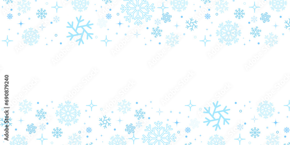 snowflake background template with negative space for text title snowflake background template with negative space for text title