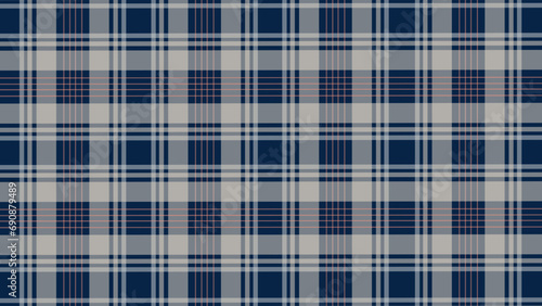 Blue beige and red plaid texture as a background 