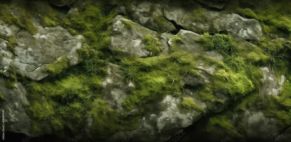 rocky moss textured wallpaper