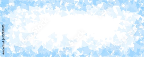 Winter abstract illustration on white background.