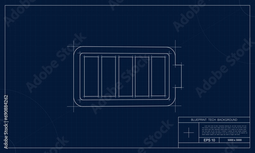 Energetic and vibrant battery power illustration background, featuring dynamic battery icons and modern design elements. This composition conveys a sense of energy, and efficiency. 
