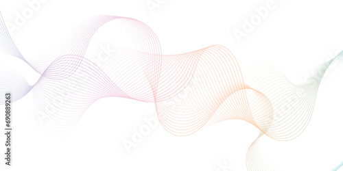 Fototapeta Naklejka Na Ścianę i Meble -  abstract wavy background.Abstract dynamic color lines, waves.Smooth wave abstract vector background layout design. Vector illustration. Design template for cover, business ,postcard certificate,.