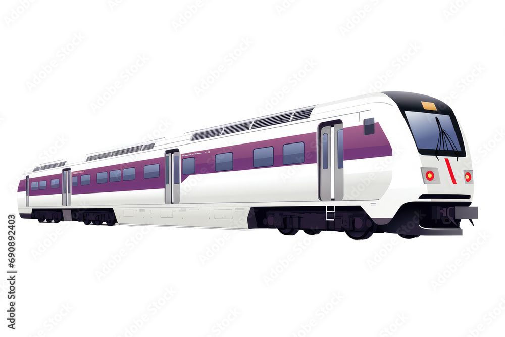 Fototapeta premium Train and railway 