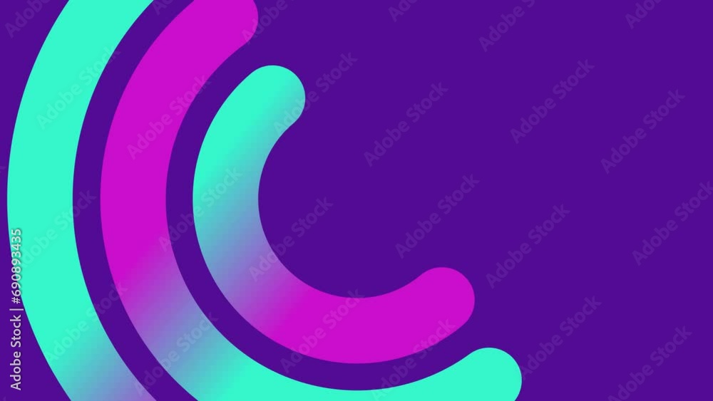 Neon background with moving circles of different colors, neon background, abstraction Neon background with moving circles of different colors, neon background, abstraction