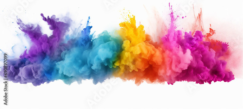 paint abstract holi powder motion art splashing background fantasy explosion smoke texture explode flour