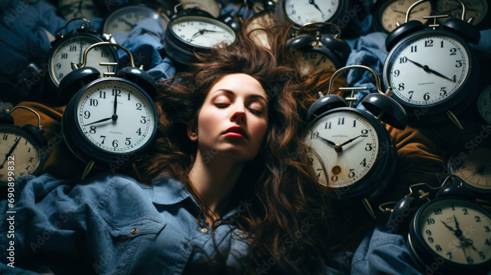 Ilustração do Stock chronomentrophobia a detailed, ultrarealistic