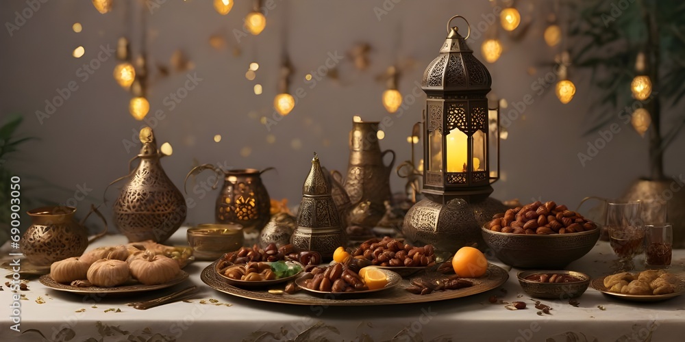 festive Ramadan scene capturing the warmth and joy of the season