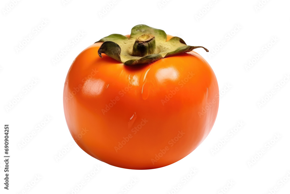 Persimmon ripe isolated on transparent background. Persimmon ripe isolated on transparent background.