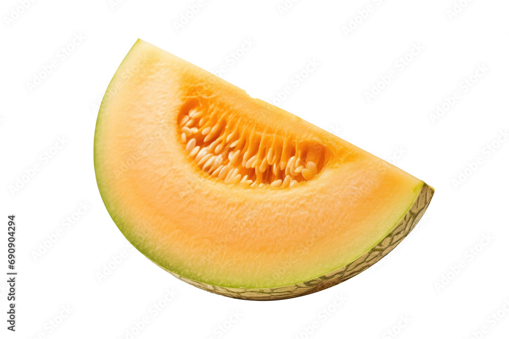 Cantaloupe isolated on transparent background. Cantaloupe isolated on transparent background.