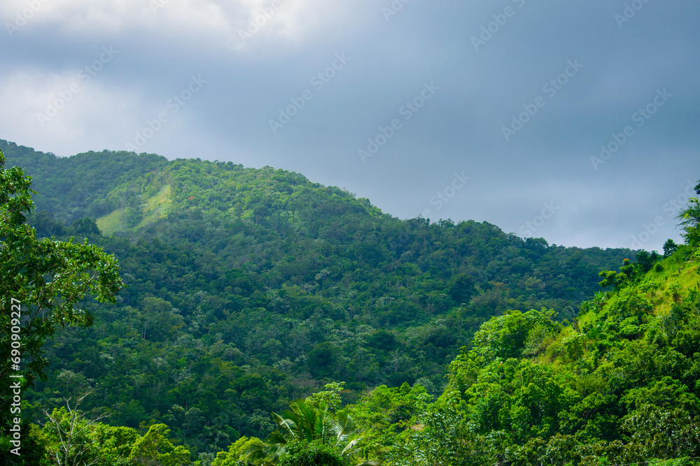 Blue mountains view in Jamaica