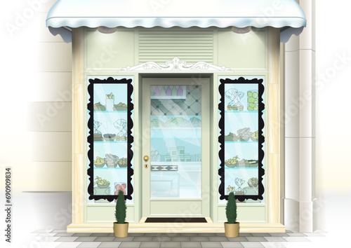 Panadería pastelería estilo parisino Patisserie Boulangerie