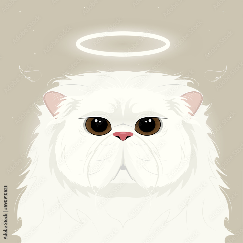 Cute Angel Cat Cute Angel Cat