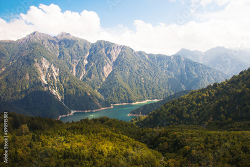 View from ropeway Tateyama Kurobe Alpine Route, Toyama, Nagano, Japan