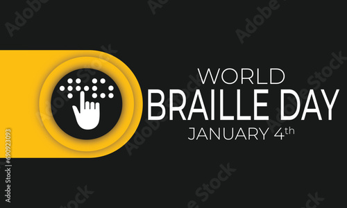 World Braille Day, World Braille Day on January 4th, World Braille Day international holiday, World Braille Day, Important Day, January 4th