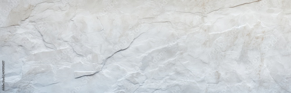 Fototapeta premium Banner of a surface with a texture of plaster or light natural white color clean stone light original background image of an ultra-wide format high resolution