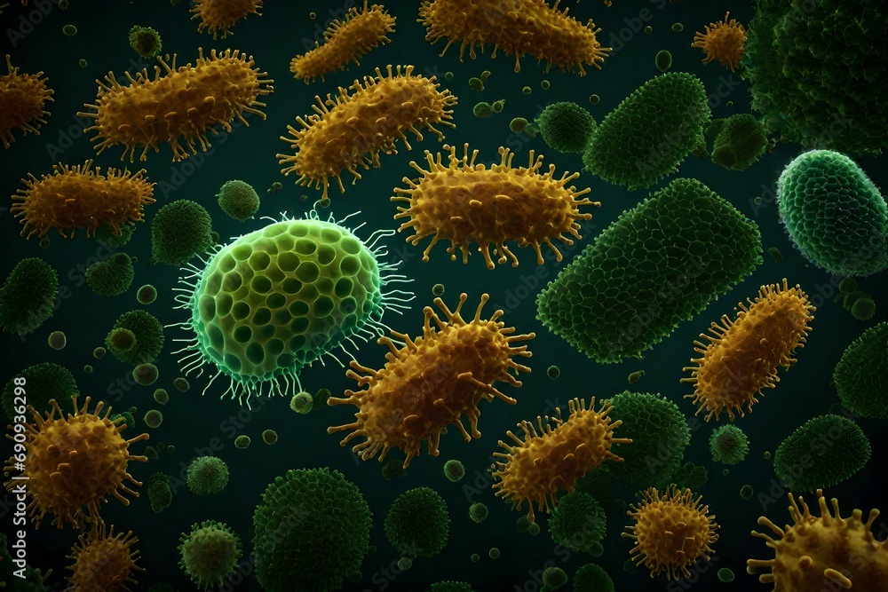 Obraz premium Microorganisms