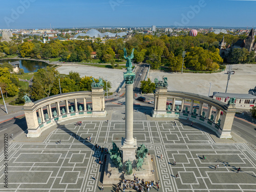 Heroes' Square Budapest Hungary