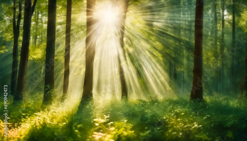 morning in the forest defocused background  © Hendra