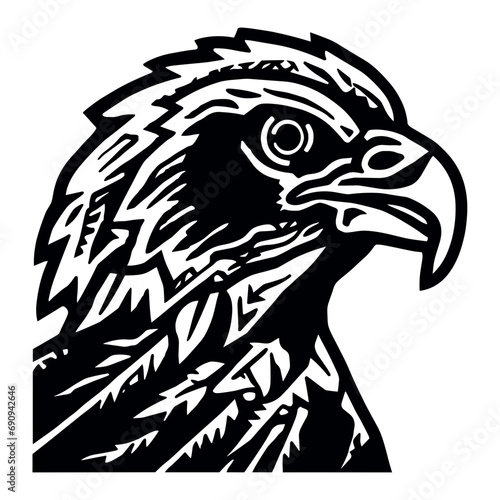 Wallpaper Mural Eagle Head - Minimalist vector logo design Torontodigital.ca