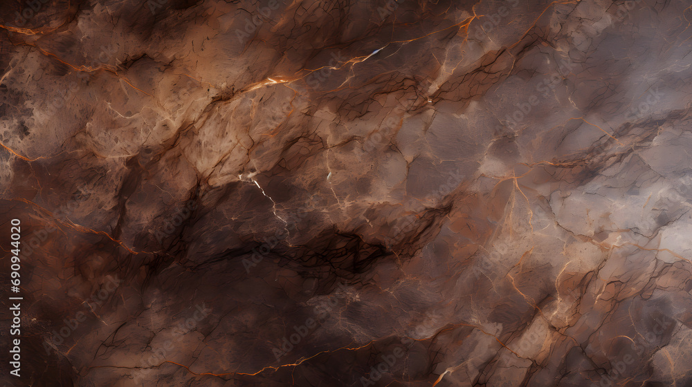 natural coffee brown marble slab marble texture. Generative AI.