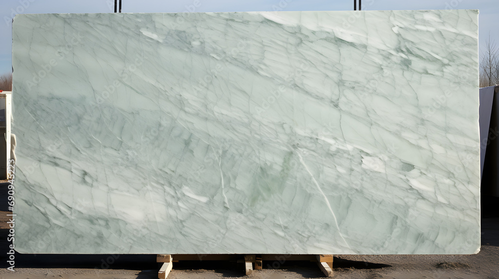 natural light green marble slab marble. Generative AI. natural light green marble slab marble. Generative AI.