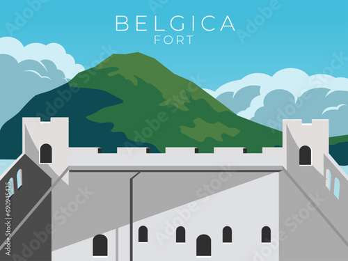 Belgica fort Maluku Indonesia