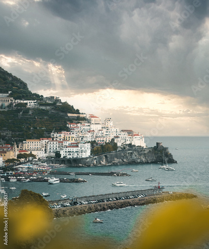 Amalfiküste dramatisches Licht