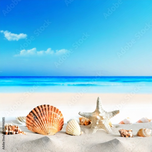 Beach Background - Landscape of Beach