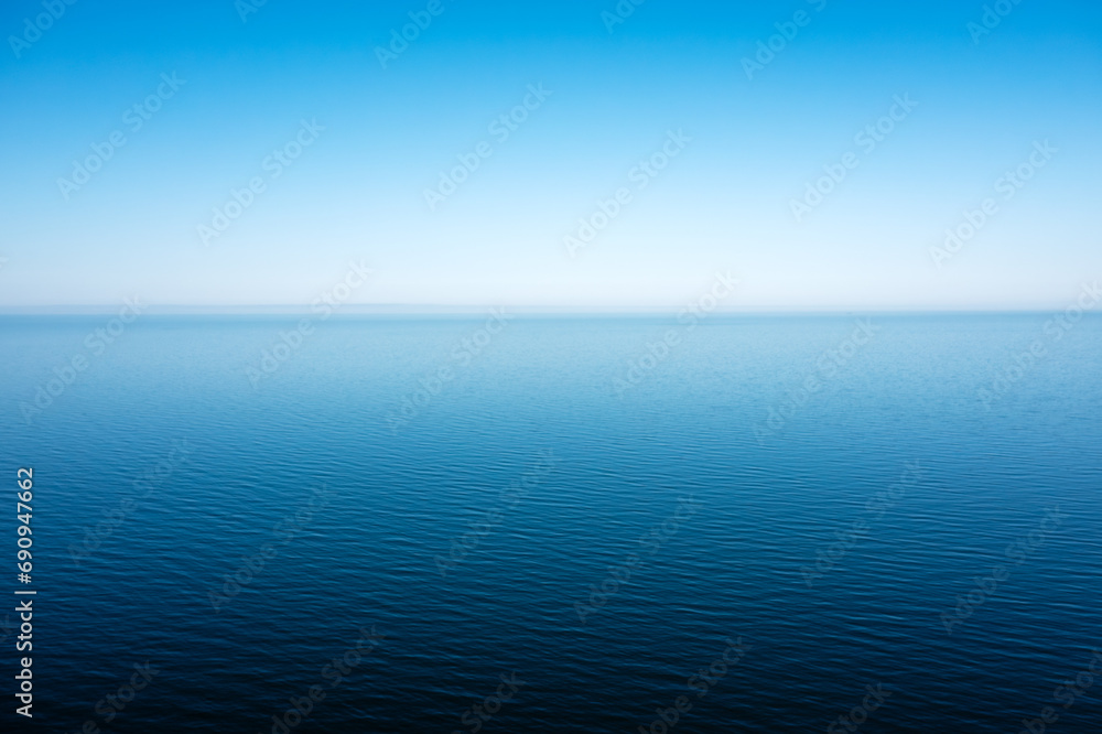 Fototapeta premium Blue and still Baltic sea.