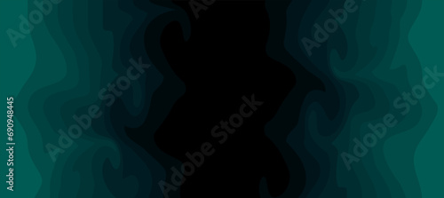 abstract dark green deep depth layer water wave background photo