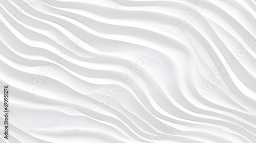 Abstract wavy white lines photo