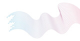 abstract wavy lines background element. Suitable for AI, tech, network, science, digital technology themes