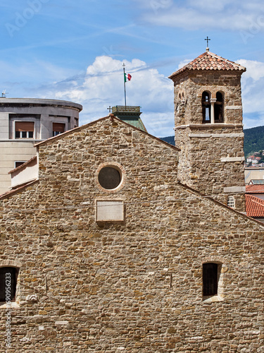 Romanesque Basilica of San Silvestro. Trieste, Italy, Europe photo
