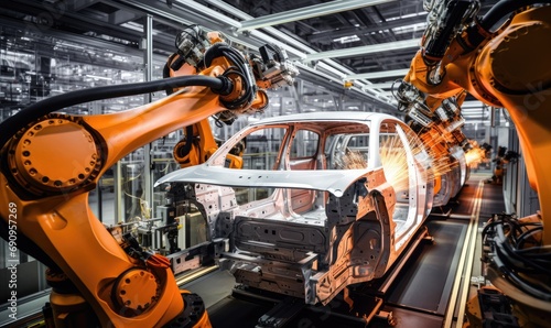 An Efficient and Automated Car Assembly Line With Cutting-Edge Technology