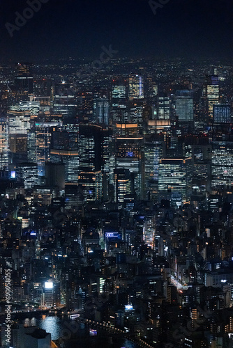 展望台から見た、大都会の夜景 © nakakouta