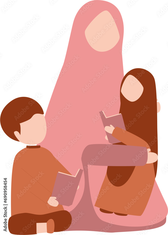 Faceless Muslim Woman Daily Activity Faceless Muslim Woman Daily Activity