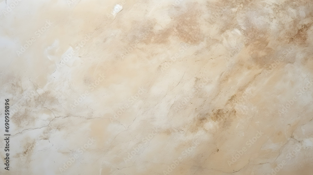 old plaster cement wall, beige abstract background. marble texture. Generative AI. - obrazy, fototapety, plakaty 