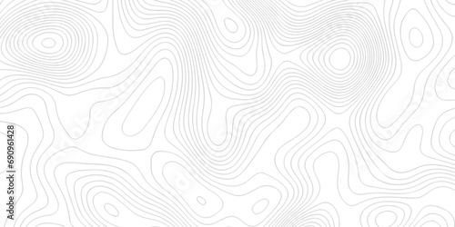 Abstract pattern with lines. Abstract sea map geographic contour map and topographic contours map background. Abstract white pattern topography vector background. Topographic line map background.
