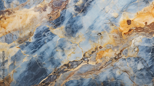 Polished Blue Marble Slab for Wall decoration, Emperor Gold Granite Gold Beige Slab and Wall floor Tiles, Beautiful abstract closeup of marble background for decorative design. abstrac. Generative AI.