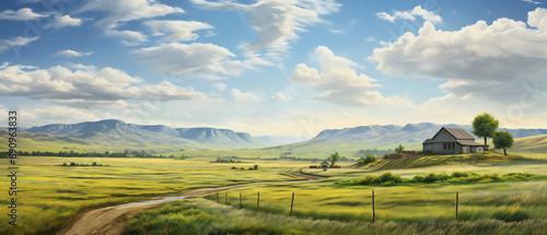 Serene Countryside Landscape 