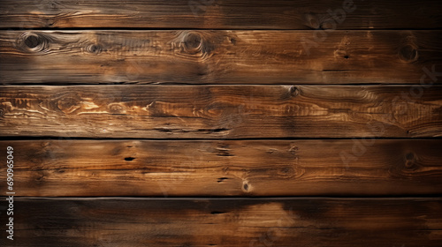 Surface of the old brown wood texture. Old dark textured wooden background. AI generate