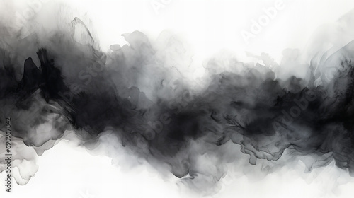A black and white designed watercolor background, abstract