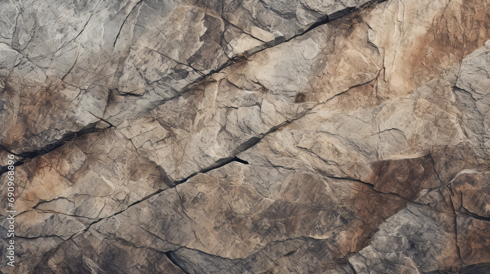 A close up of a rock grey brown rock texture with cracks, abstract background design A close up of a rock grey brown rock texture with cracks, abstract background design