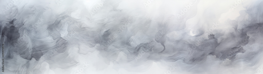 A abstract designed grey and white watercolor background banner A abstract designed grey and white watercolor background banner
