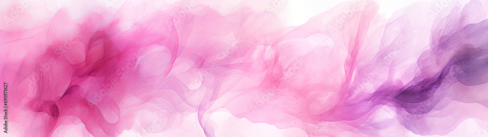 A abstract light and dark pink watercolor background, design banner