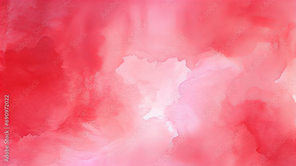 A abstract red and white watercolor background design, looks like smoke
