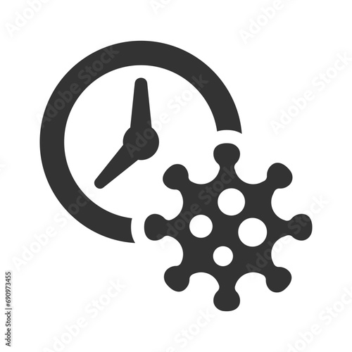 Virus Pandemic Time Icon